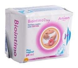 Anion BioIntimo dámské hygienické denní vložky 10ks  s aniontovým páskem 
