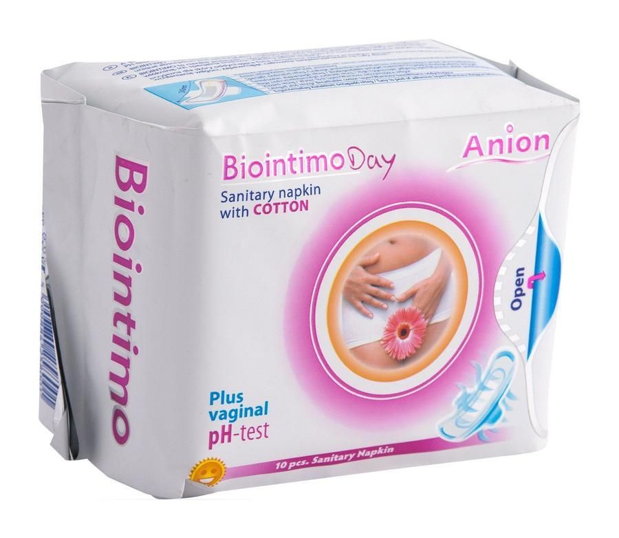 Anion BioIntimo dámské hygienické denní vložky 10ks s aniontovým páskem BioIntimo Corporation