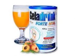 GELADRINK® FORTE HYAL - broskev, nápoj - 420 g