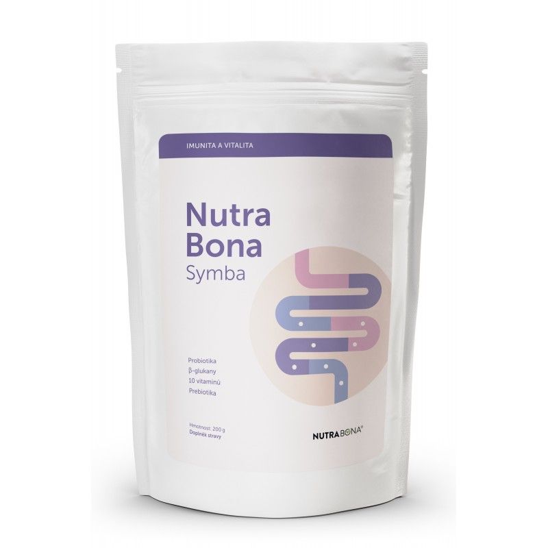 Doplněk stravy NUTRA BONA symba s β-glukany 200gr - čokoládový 200gr NUTRA-BONA