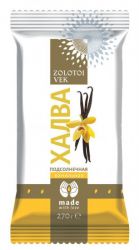 Chalva Klassik 270g 'Zolotoj Věk' - Klasická slunečnicová halva s jemnou vůní vanilky. Má jemnou a příjemnou chuť