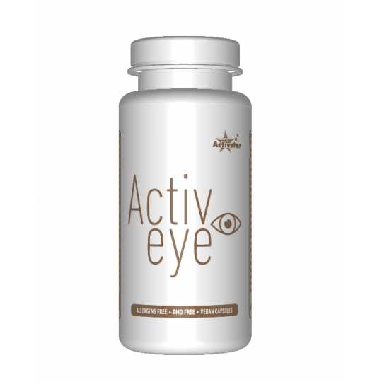ACTIVE EYE 60 TOBOLEK výtažek ze šafránu s výhodami pro zdraví očí, dodávané ve vegetariánských kapslích. Activstar