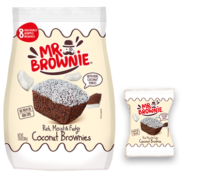 Mr. Brownie - Kokosové sušenky 200gr 12 balení