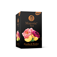 Biogena Majestic Tea Pivoňka & Broskev 20x2,5 g. Exkluzivní ovocný porcovaný čaj. 