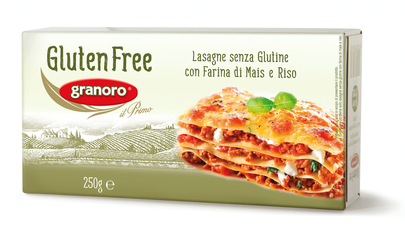 Lasagne senza Glutine con Farina di Mais e Riso bezlepkové lasagne GRANORO 250g