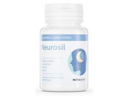 NUTRA-BONA® Neurosil doplněk stravy pro dobrou psychiku, schopnost relaxace a kvalitní spánek 50 tobolek Nutra - Bona