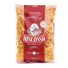 Rotelle kolečka jsou italské těstoviny ze semoliny z tvrdé pšenice. 500 g Pastificio Riscossa