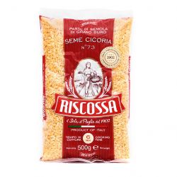 Seme cicoria těstovinová rýže jsou italské těstoviny ze semoliny z tvrdé pšenice