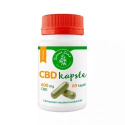 Zelená země CBD kapsle 600 mg CBD - 60 ks Nová receptura s ještě přirozenějším obsahem kanabinoidů. VEGANské složení.